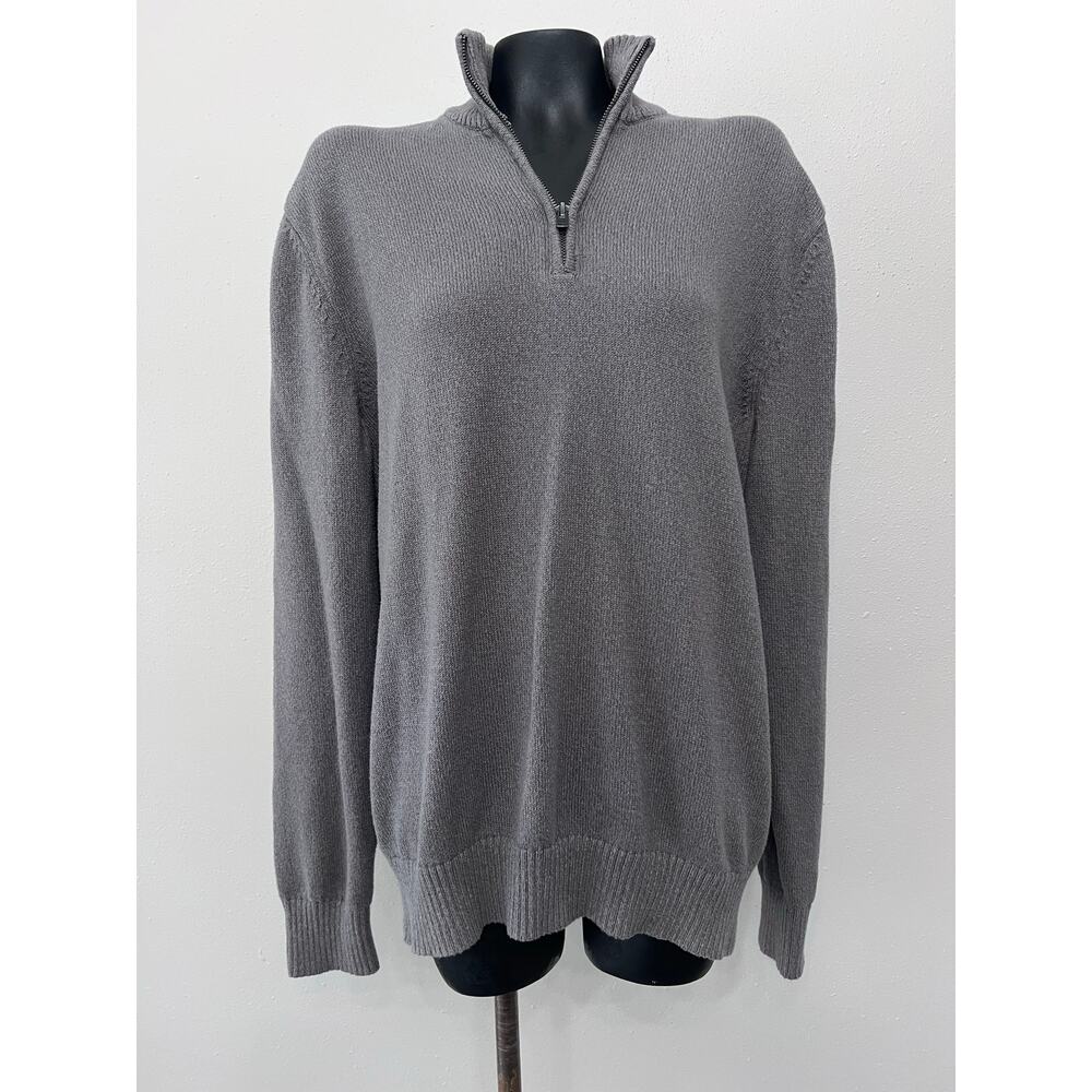 Gap 1/4 Zip Pullover Sweater Men’s XL Cotton‎ Mock Turtleneck Preppy Acadamia